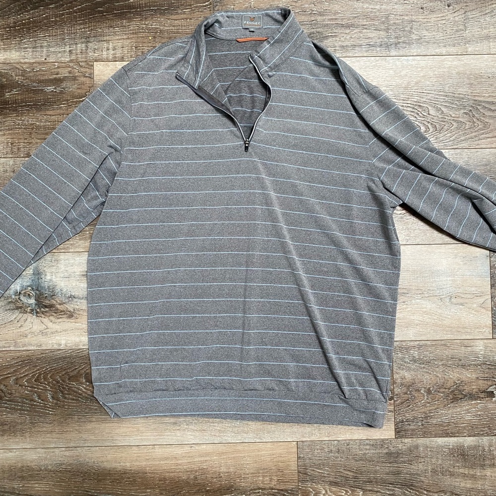 Grey Lightweight Golf Quarter Zip